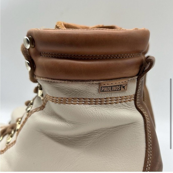 🚨 HIGH QUALITY OOAK TOP GRADE SOFT LEATHER ANKLE BOOTS W/SIDE ZIPPERS PIKOLINOS - Picture 3 of 9